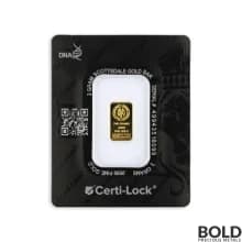 Gold 2 Gram Scottsdale Lion Bar