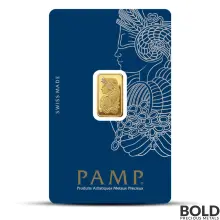 2.5 Gram PAMP Fortuna Gold Bar