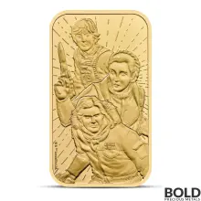 2024 1 oz Royal Mint Star Wars Light Side Gold Bar