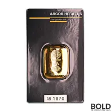 Gold 50 Gram Argor-Heraeus Cast Bar