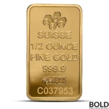 1/2 oz PAMP Fortuna Gold Bar (In Assay)