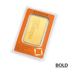 Valcambi Gold 50 Gram Mint Bar