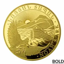 2024 1 oz Armenia Noah's Ark Gold Coin (BU)