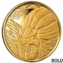 2022 Gold 1 oz Cameroon Mandrill Monkey Coin BU