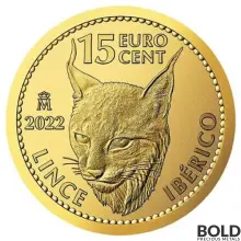 2022 Gold 1/10 oz Spanish Iberian Lynx BU