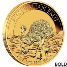 2023 Gold 1 oz Australia Perth Emu BU Coin