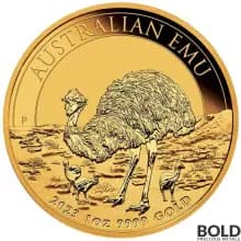 2023 Gold 1 oz Australia Perth Emu BU Coin