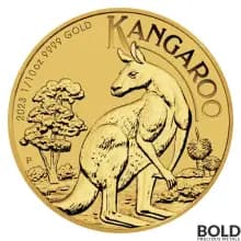 2023 Gold Perth Kangaroo 1/10 oz BU