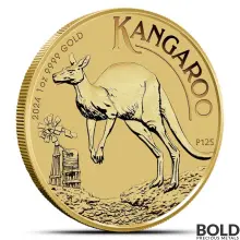 2024 1 oz Perth Kangaroo Gold Coin (BU)