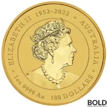 2024 1 oz Perth Lunar Year of the Dragon Gold Coin (BU)