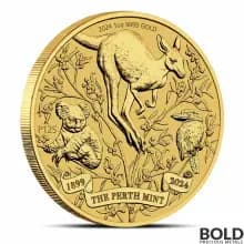 2024 1 oz Perth Mint 125th Anniversary Gold Coin (BU)