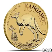 2024 1/2 oz Perth Kangaroo Gold Coin (BU)