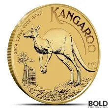 2024 1/4 oz Perth Kangaroo Gold Coin (BU)