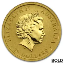 1/10 oz Australian Kangaroo Gold Coin (Random Date)