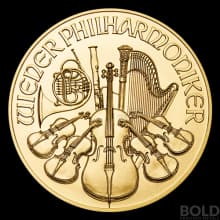 2022 Gold Austrian Philharmonic - 1/25 oz