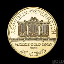 2022 Gold Austria Philharmonic - 1/4 oz