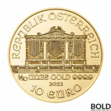 2023 Gold 1/10 oz Austria Philharmonic BU