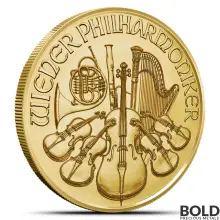 2024 1 oz Austrian Gold Philharmonic Coin (BU)