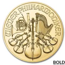 2020 Gold Austria Philharmonic - 1/10 oz