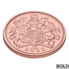 2022 Gold World English Double Sovereign Queen Elizabeth II