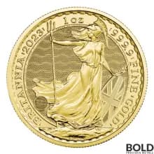 2023 Gold Royal Mint Britannia 1 oz BU - Queen