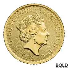 2023 Gold Royal Mint Britannia 1/2 oz BU - Queen
