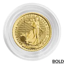 2023 Gold Royal Mint Britannia 1/10 oz BU - Queen