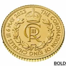 2023 Gold 1/10 oz Royal Mint King Coronation Crown BU