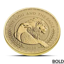 2024 1 oz British Lion and American Eagle Gold Coin (BU)