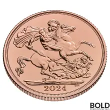 2024 Gold World English Sovereign King