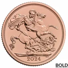 2024 Gold World English Sovereign King