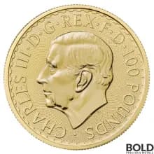 2024 Gold 1 oz British Royal Mint Britannia BU
