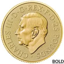 2024 Gold 1/4 oz British Royal Mint Britannia BU