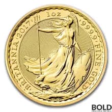 2017 Gold Great Britain Britannia - 1 oz