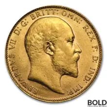 Gold Great Britain Edward VII Sovereign