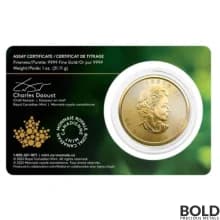 2022 Gold 1 oz Canadian Maple Leaf - Single Sourced Meliadine Mine