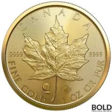 2022 Gold 1 oz Canadian Maple Leaf - Single Sourced Meliadine Mine