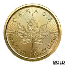 2023 Gold 1/20 oz Canada Maple Leaf Coin