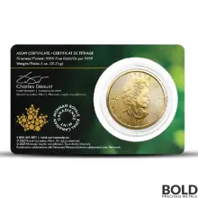 2023 1 oz Canadian Gold Maple Leaf (Single Sourced Newmont Mine)