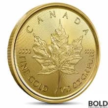 2024 1/10 oz Canadian Maple Leaf Gold Coin (BU)