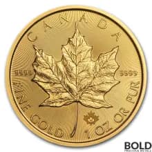 2018 Gold Canadian Maple Leaf - 1 oz
