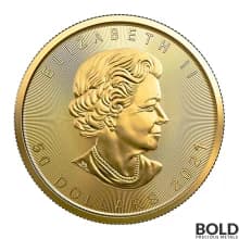 2021 Canada Maple Leaf 1 oz Gold BU