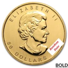 Gold Canada Maple Leaf *Random Date* - 1 oz