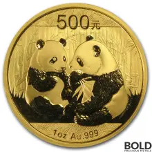 1 oz Chinese Panda Gold Coin (Random Date)