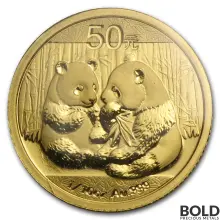 Gold Chinese Panda *Random Date* - 1/10 oz