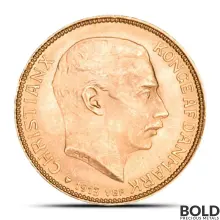 20 Kroner Denmark Gold Coin (Avg. Circulated)