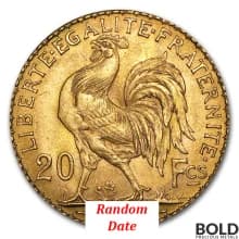 Gold France 20 Francs Rooster