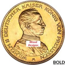 Gold World German 20 Mark