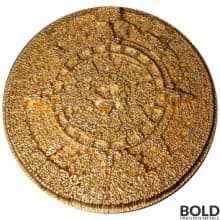 2023 1 Kilo Korea Aztec Sun Stone Gilded Edition Silver Coin