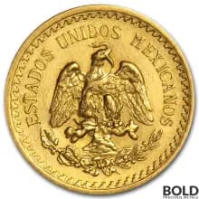 Gold Mexico 2 1/2 Peso